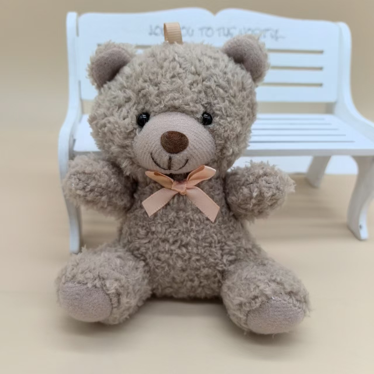 Versión coreana de Dongdaemun con la misma letra de amor dibujos animados oso de peluche muñeco de peluche bolso de muñeca colgante al por mayor
