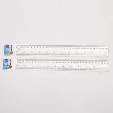 尺子30cm塑料直尺ps料透明学生尺子精确测量用品源头批发量多优惠