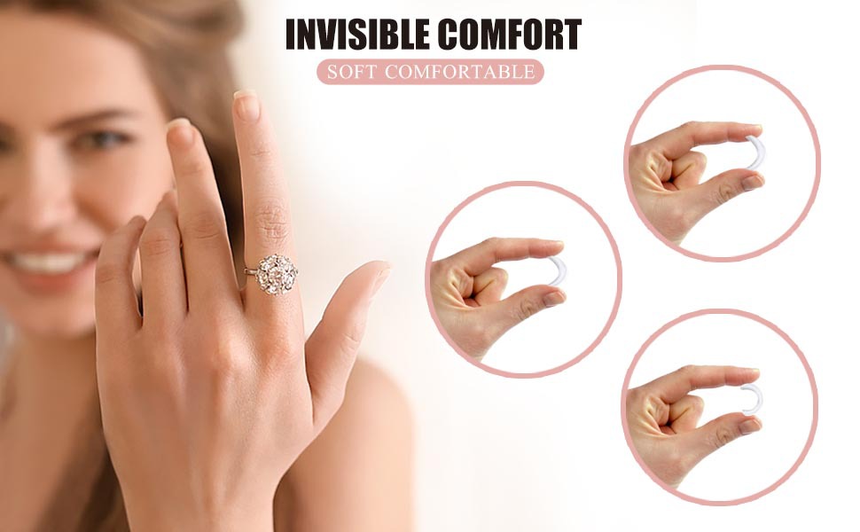 1 Set Basic U Shape Transparent Resin Ring Regulator display picture 13