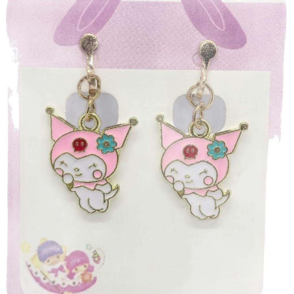 Hello Kitty, детские ушные заушины-кисти, серьги, (跨境交易)