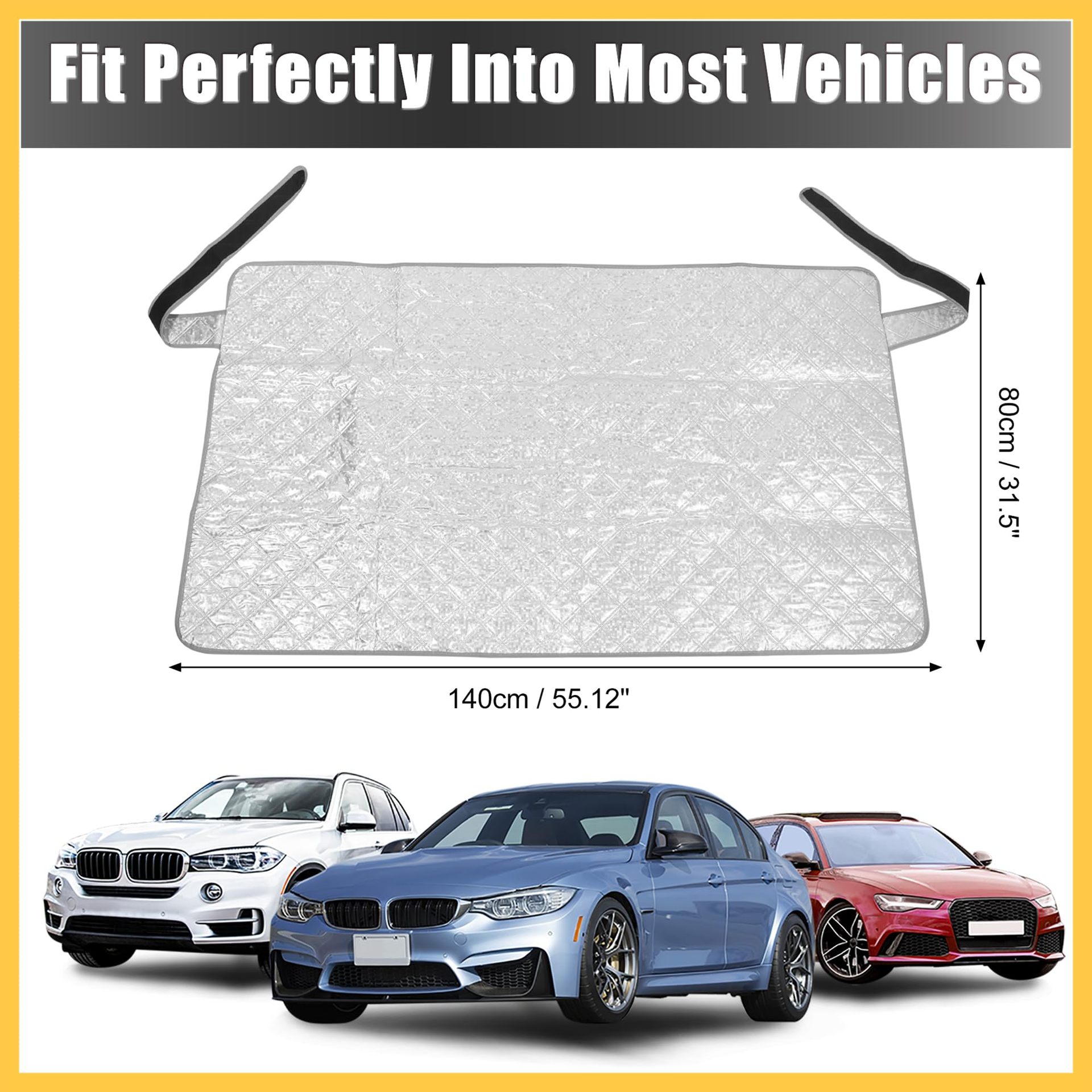 Universal Car Rear Magnetic Sunshade Aluminum Foil Frost-Proof Anti-Freeze Snow Cover Car Window Sunshade Car Sunshade