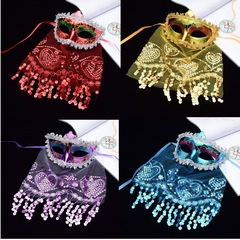 Halloween Mask Half Face Vintage Princess Mask Costume Party Decoration Wholesale Props for Women