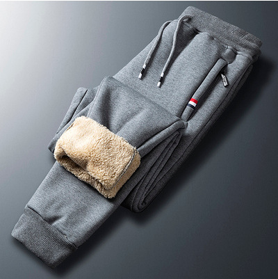 Red label, zipper, gray drawstring hem [lamb fleece]