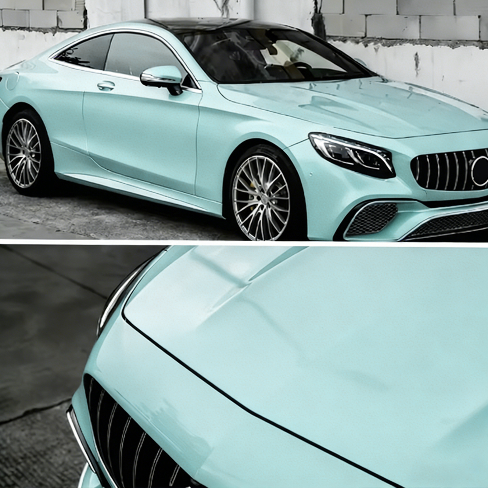 Cross-Border Supply of High-Quality Tpu Color-Changing Film Ppf Crystal Glacier Blue Car Paint Protection Film Anti-Scratch Self-Healing