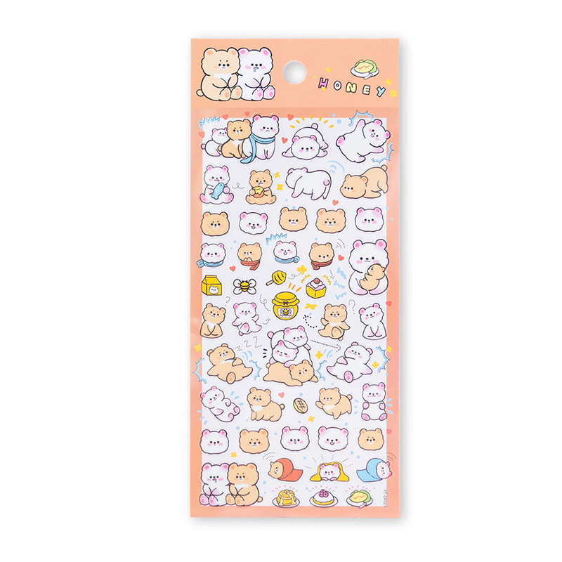 かわいい動物の手の漫画のシールの小脳の斧のパンダの猫の犬の子供の手の装飾の携帯電話のアルバムは貼ります|undefined