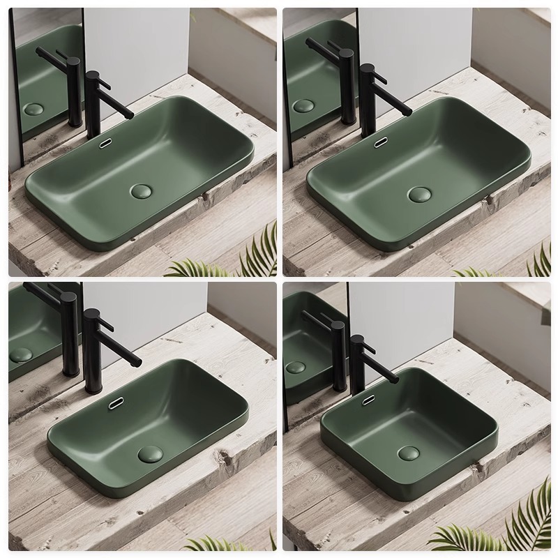 Раковина Montop CB894 зеленая 40x40