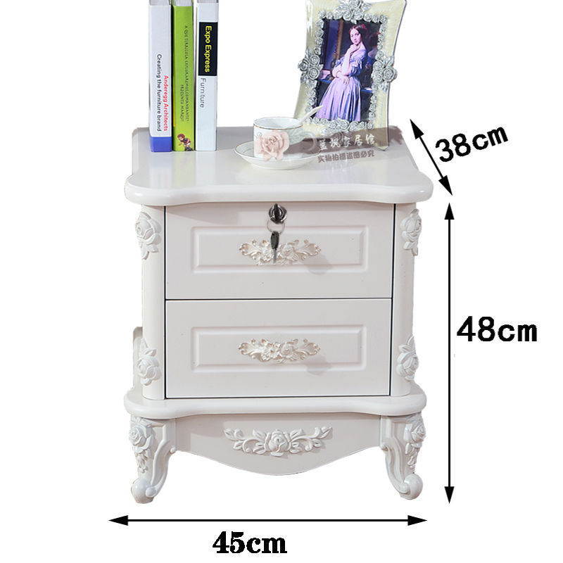 유럽식 45cm 와이드 매트 화이트 벨트 잠금장치