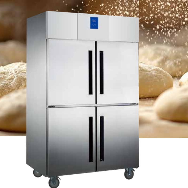 Frozen Dough Cabinet Four-Door Air-Cooled Tray Cabinet Air-Cooled Refrigerated Frozen Dough Tray Cabinet Double Door