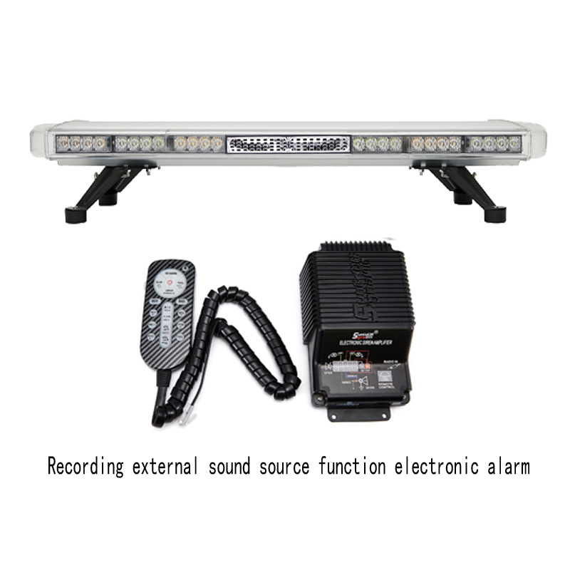 Car long-line warning light LED strobe light with recording alarm and high-pitched speaker 0.97m Strobe light 8400-4C