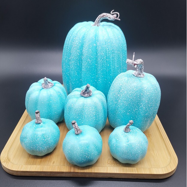 メーカー供給 ブラックゴールド7個セット 模造カボチャ フォームカボチャ ハロウィン装飾 ディスプレイ撮影用小道具|undefined