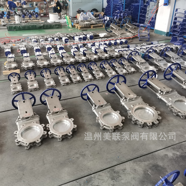 电动刀型闸阀插板阀304/316耐磨耐腐刀闸阀碳钢耐高温闸板阀气动