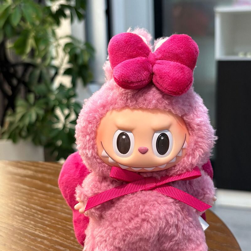 labubu衣服拉布布挂件蝴蝶结一二三代可乐坐坐派对可爱公仔|undefined