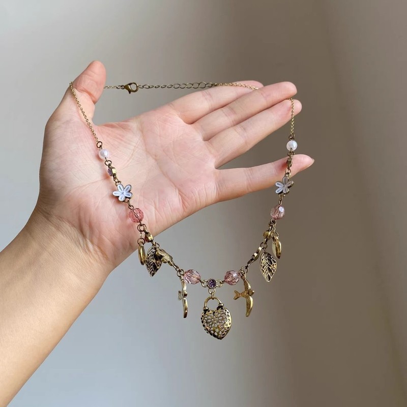 欧美金属风重工项链女小众甜酷设计感个性辣妹轻奢百搭潮流锁骨链|undefined