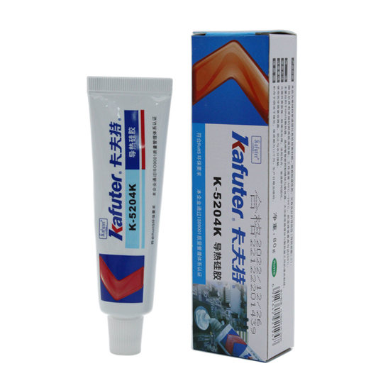 Kraft thermal conductive silicone K-5204K thermal conductive adhesive quick-drying coefficient 1.6 adhesive silicone White 80g