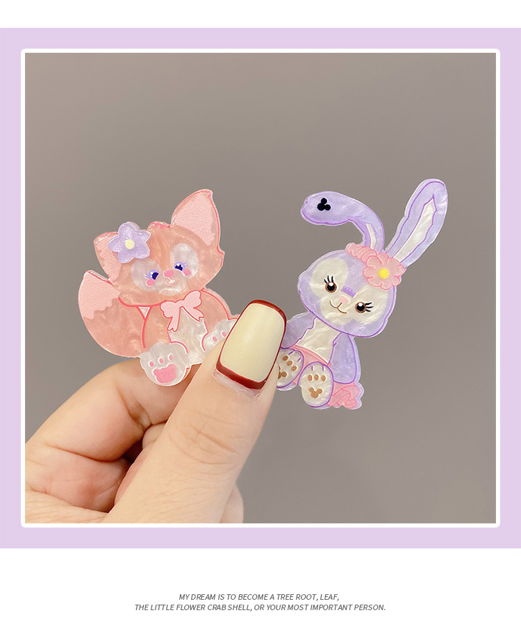 3-piece set~Lina Bell flower hair clips