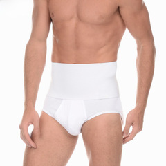 Men's Elastic Cotton High-Waisted Abdominal Compression Underwear Casual Business Support Hipsters Cross-border E-commerce Supply 5186