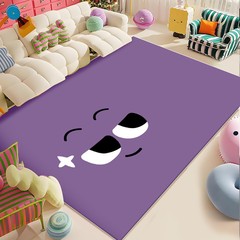 漫画かわいいカーペット寝室子供のベッドサイドブランケット滑り止めと汚れにくいドアマットインスタイルカーペットリビングルームフルカバー