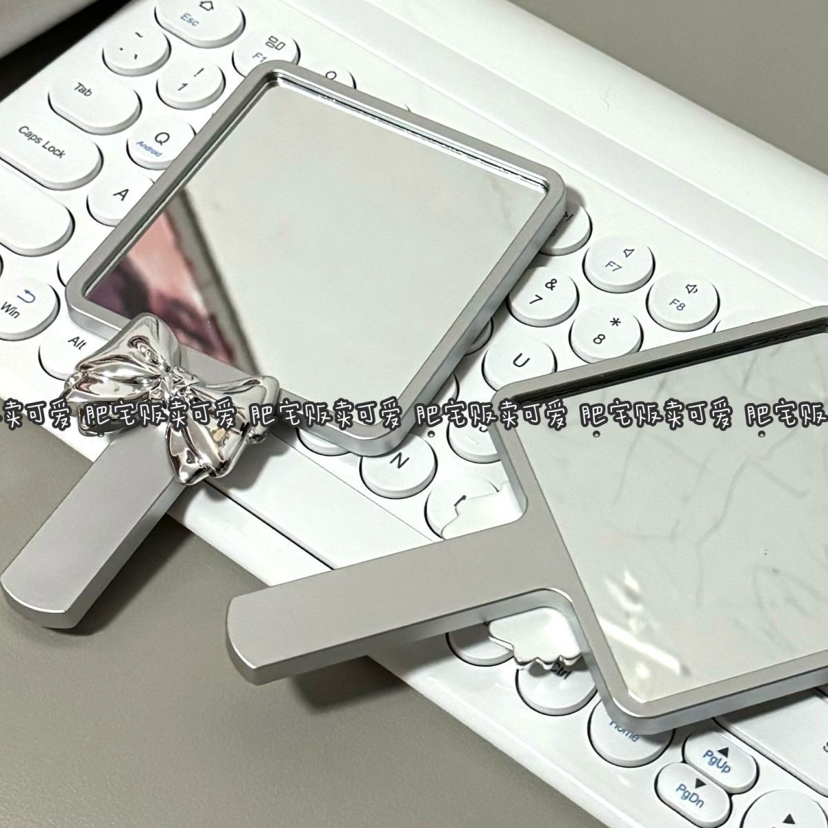 Nuevo gato gatito mango espejo de maquillaje espejo de maquillaje conveniente de alta calidad espejo de maquillaje pequeño espejo de mano espejo de maquillaje