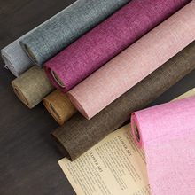 高档麻布包装纸鲜花亚麻布花束包花纸幼儿园手工diy材料网纱批发