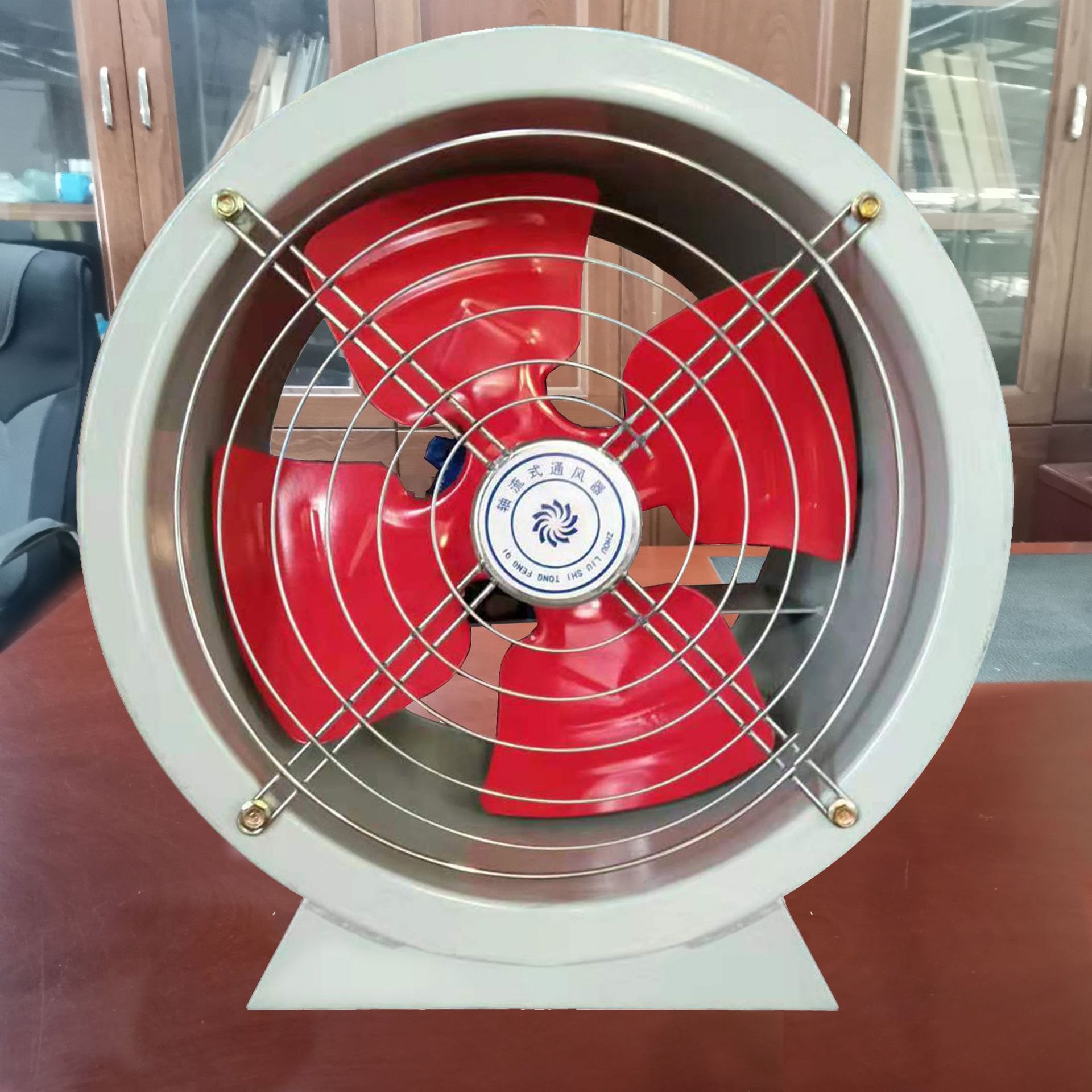 销售 流式风机自带70℃防火阀 低噪声轴流风机 DZ型轴流风机