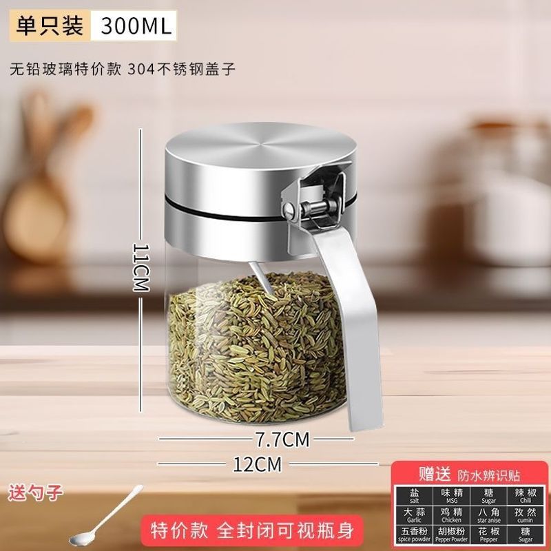 Lead-free glass single spoon