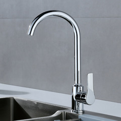 304 stainless steel kitchen faucet with ball bearings, wash basin, dishwashing pool, rotating cold and hot home water faucet