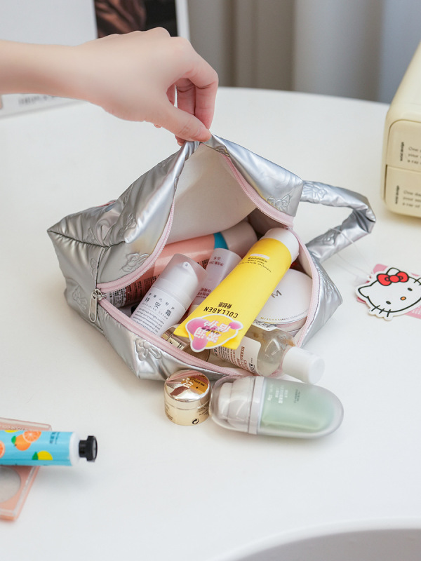 原创韩系HelloKitty刺绣手提化妆包可爱卡通高颜值化妆品收纳包|undefined