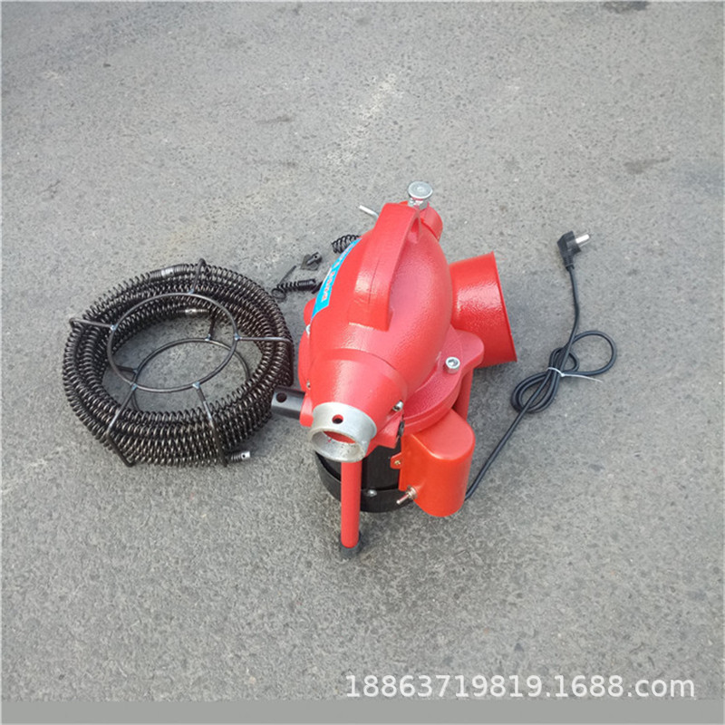 华策生产GQ80马桶地漏疏通机 携带方便 便携式洗菜池疏通机