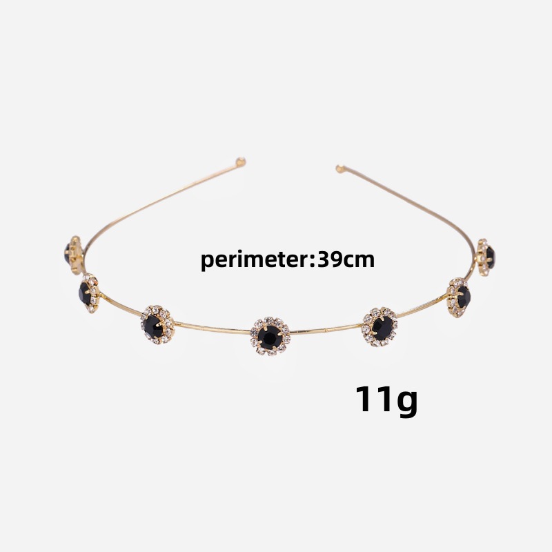 2013 Nuevo rhinestone sol flor diadema aleación aro versátil fuera antideslizante pelo presionando accesorios para el cabello al por mayor