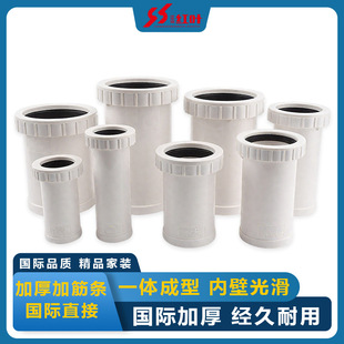 PVC��ˮ ���L��s�� 50/75/110/160 ��sֱ�ӿ�� �ܵ����^�ܼ�