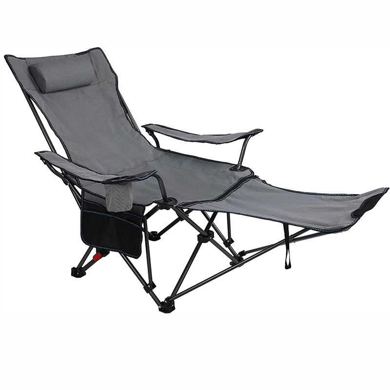 Silla reclinable al aire libre para acampar sillón plegable sillón de playa portátil para sentarse y acostarse