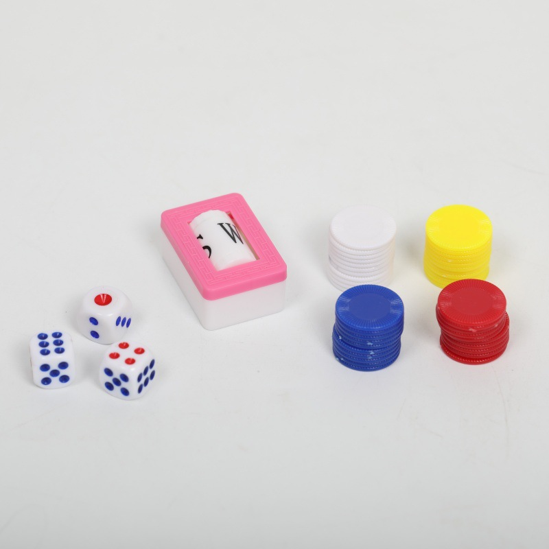 Mahjong special accessories: wind direction dealer, chips, dice, English north-south-east-west direction dealer dice accessories