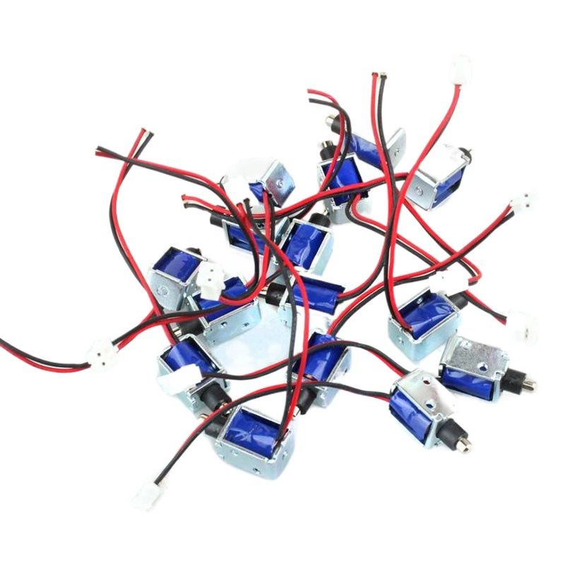 Небольшое общее зарядное сокровище Электромагнит постоянного тока 5 В медицинский инструмент миниатюрный электронный замок 12 В электромагнитный замок