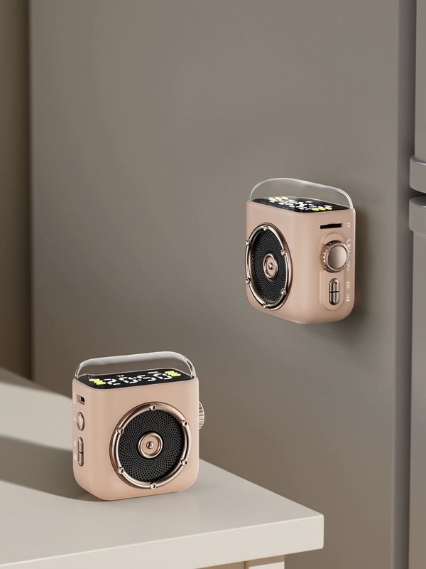 新しい磁気ナイトライト時計 Bluetooth オーディオサブウーファースピーカーポータブル家庭用屋外磁気バッククリップオーディオ|undefined