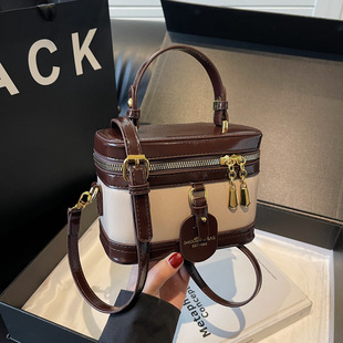 Cross-border High-end Sense Bag Women's Spring and Summer All-match 2025 New Retro Crossbody Bag Women's Portable Box Cosmetic Bag