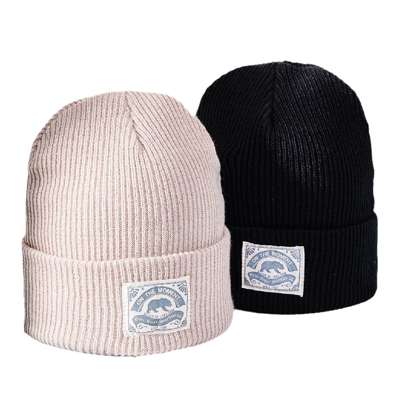 Cappello di lana caldo semplice e versatile freddo di strada hip-hop multicolore di nuova moda lavorato a maglia_voghion.com