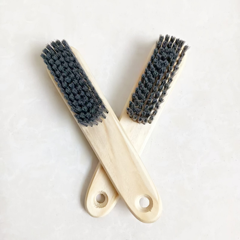 cepillo de zapatos de madera cepillo de zapatos de lana dura cepillo de lavandería doméstico cepillo de zapatos de madera cepillo de limpieza multifuncional cepillo de zapatos