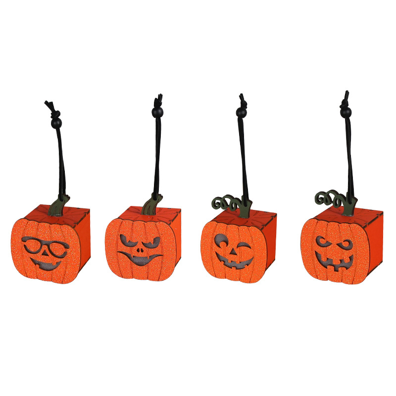 Home & Garden ove New Pumpkin Lantern Children's Portable Night Light Ghost Festival Luminous Lantern Decoration Props Wholesale_voghion.com