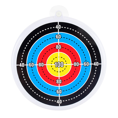 Children's toy bow and arrow suction cup hanging target shooting target hanging indoor plastic suction cup target diameter 24CM