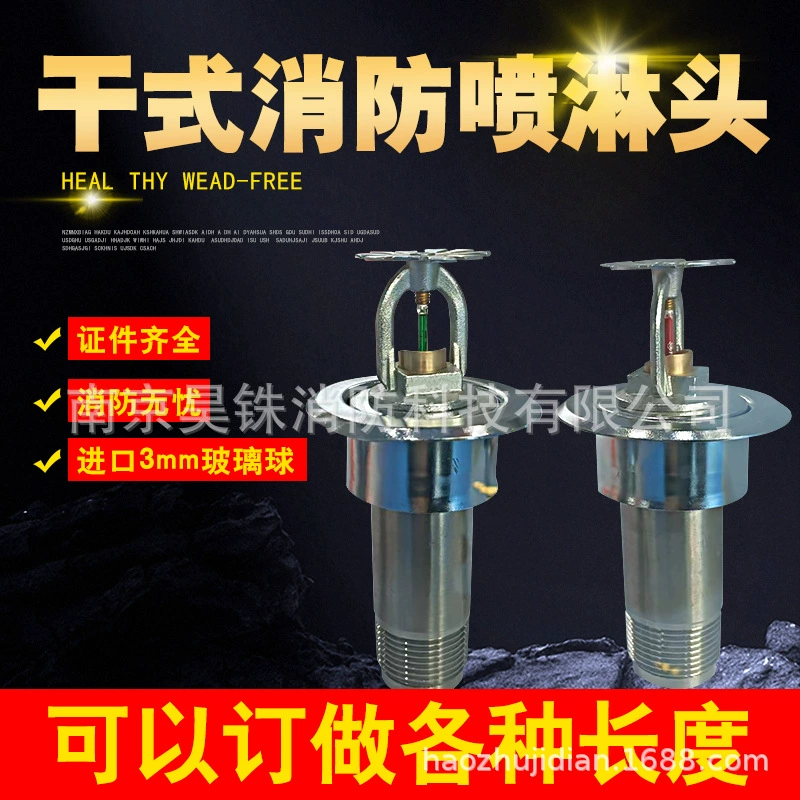 Тип ZSTGX сухой огонь спринклерная головка холодного хранения Специальные сухие спринклерная головка Сухой спринклер K80 K115