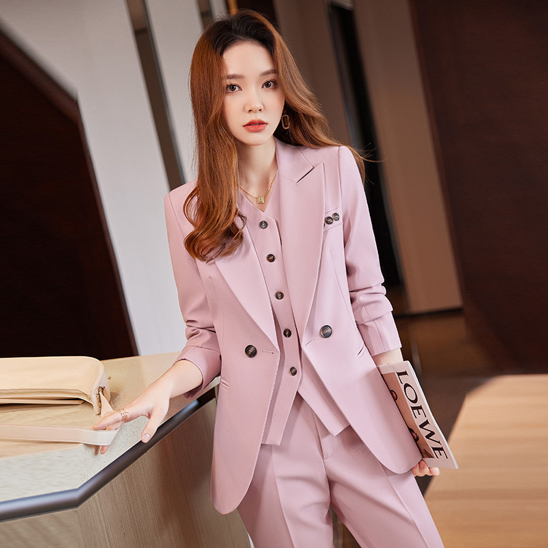 2022 new fashion slim work clothes office formal wear business business wear slim women's suit slim work clothes
