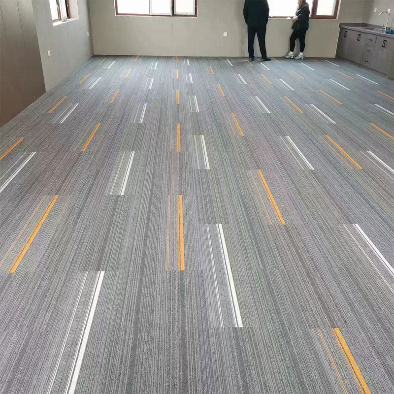 商用拼块办公室地毯加密6毫米厚工程地毯 北京仓库现货直发防火毯