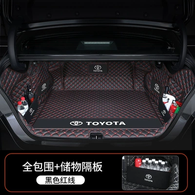 Trunk Mat: Models, 24 Models, Eight Generations, Six - upgraded-model-black-and-red-fully-surrounded-partitions-default-item