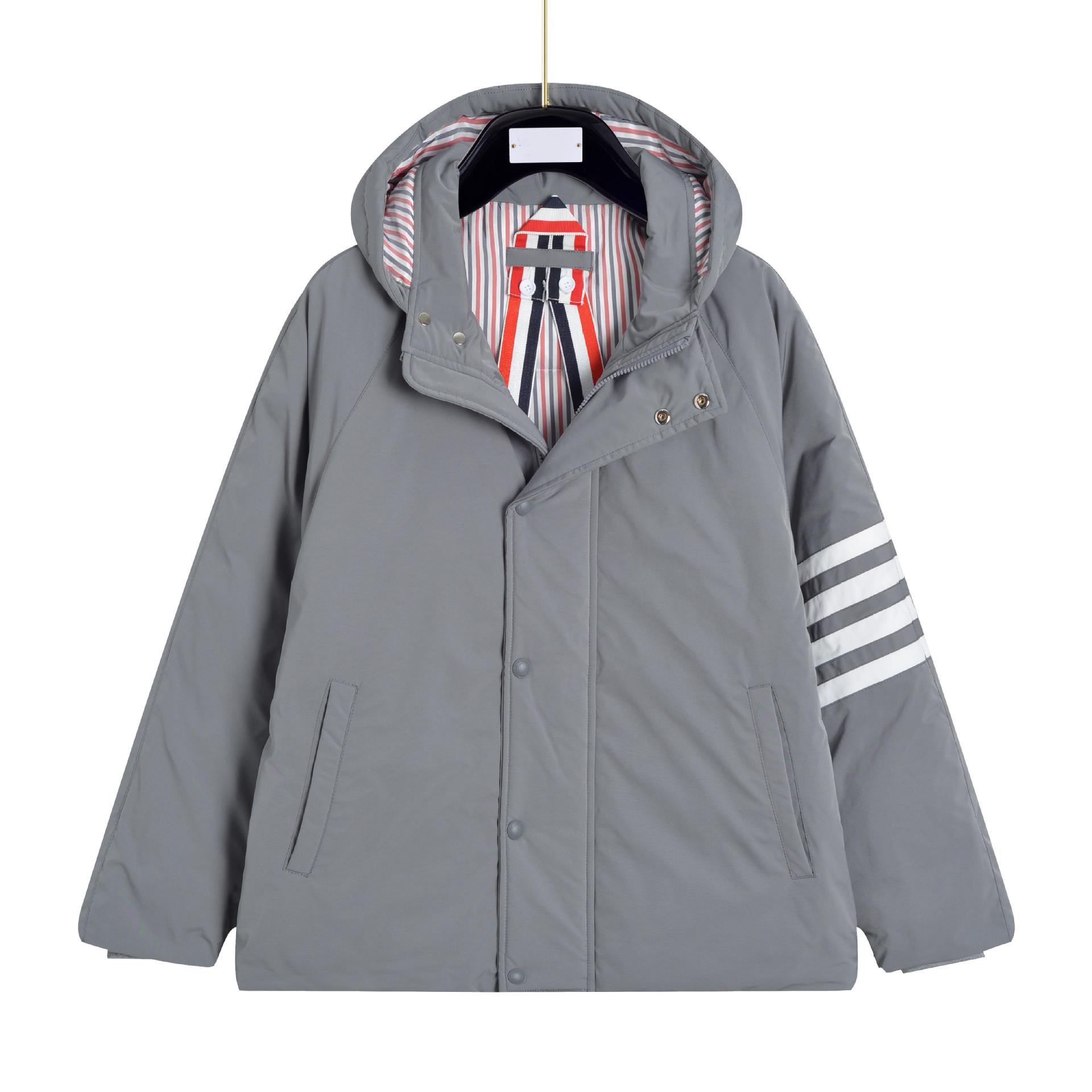 4바 쇼트 다운 재킷 그레이