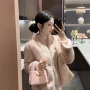 冬季新款环保皮毛一体绒外套