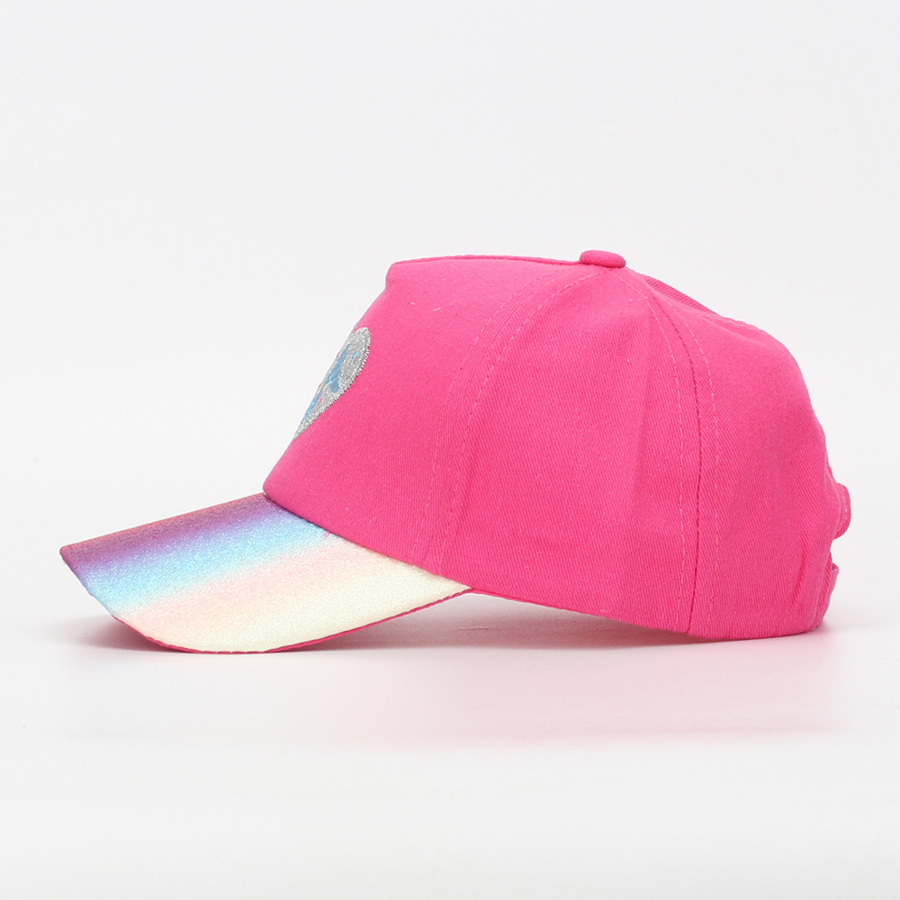 332g Weight Hat Classification Polyester Fabric Type Baseball Cap Hats Type 1 Piece Quantity Daily, Street Occasion Heart Shape Pattern All Seasons Season Children Unisex Gender Embroidery Design Simple Style, Classic Style Style Children Unisex Simple Style Classic Style Heart Shape Embroidery Baseball Cap 7