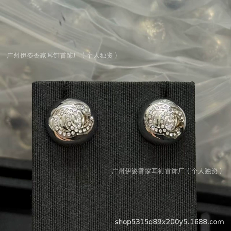 Сережки-перлы с буквами, аксессуар, стиль Chanel, высококачественный стиль, образец серебро 925