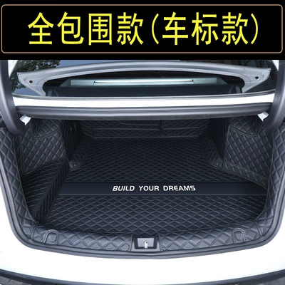 Special Seal 06dmi Trunk — Trunk Mat - full-surround-dark-black-embroidered-car-logo-model-byd-seal-06
