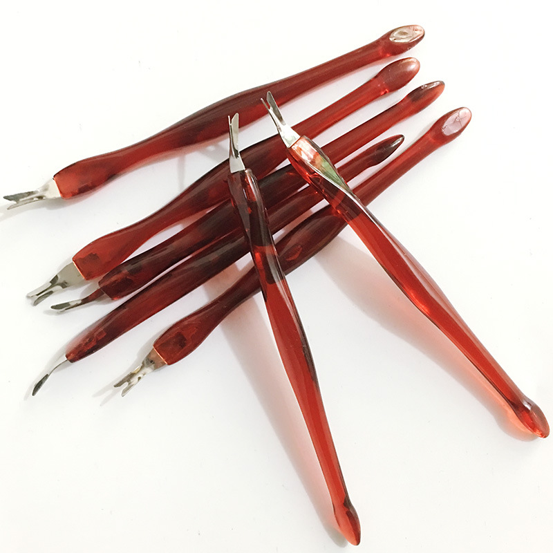 Manicure Tools Dead Skin Fork Dead Skin Pusher ShoVel Nail Care Trimming Nail Edge V-shaped Exfoliation