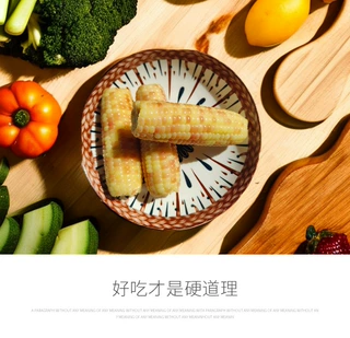 云南西双版纳特产老品种拇指小玉米，花糯小玉米，拇指紫糯小玉米